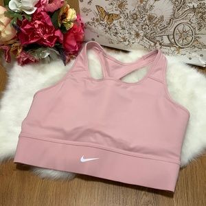 💲SALE💲 Nike Low Impact Padded Dusty Pink Dri-Fit Yoga Sports Bra